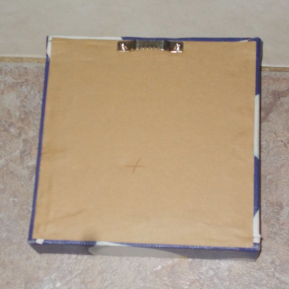 Floral art on stretched canvas, 6"x6"x1.5".  Ready to mount. - Picture 5 of 5